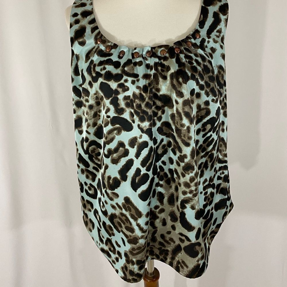 NWOT Calvin Klein Animal Print Sleeveless Top